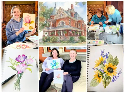 Women’s Art Retreat - The Art of Watercolor Florals