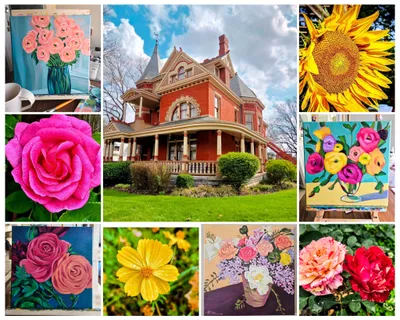 Women’s Art Retreat - Floral Acrylic Painting