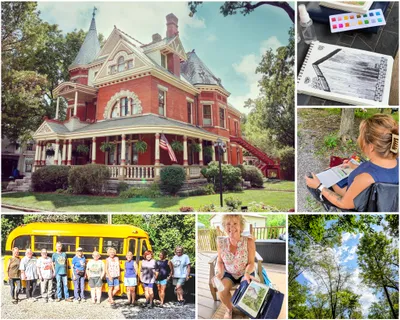 Town and Country Women’s Art Retreat - Plein Air Watercolor Painting